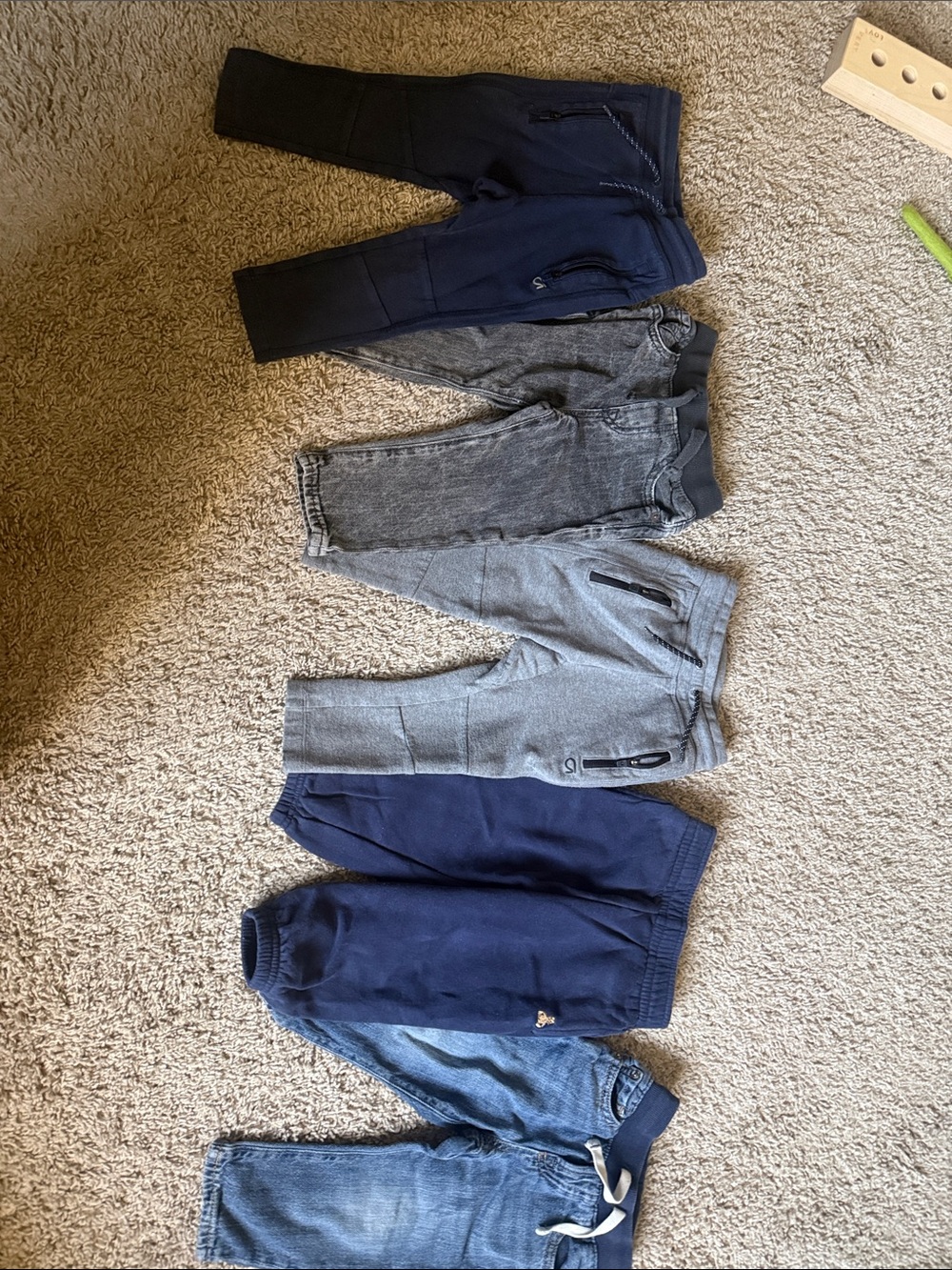 GAP Toddler Boys set of 5 various pants